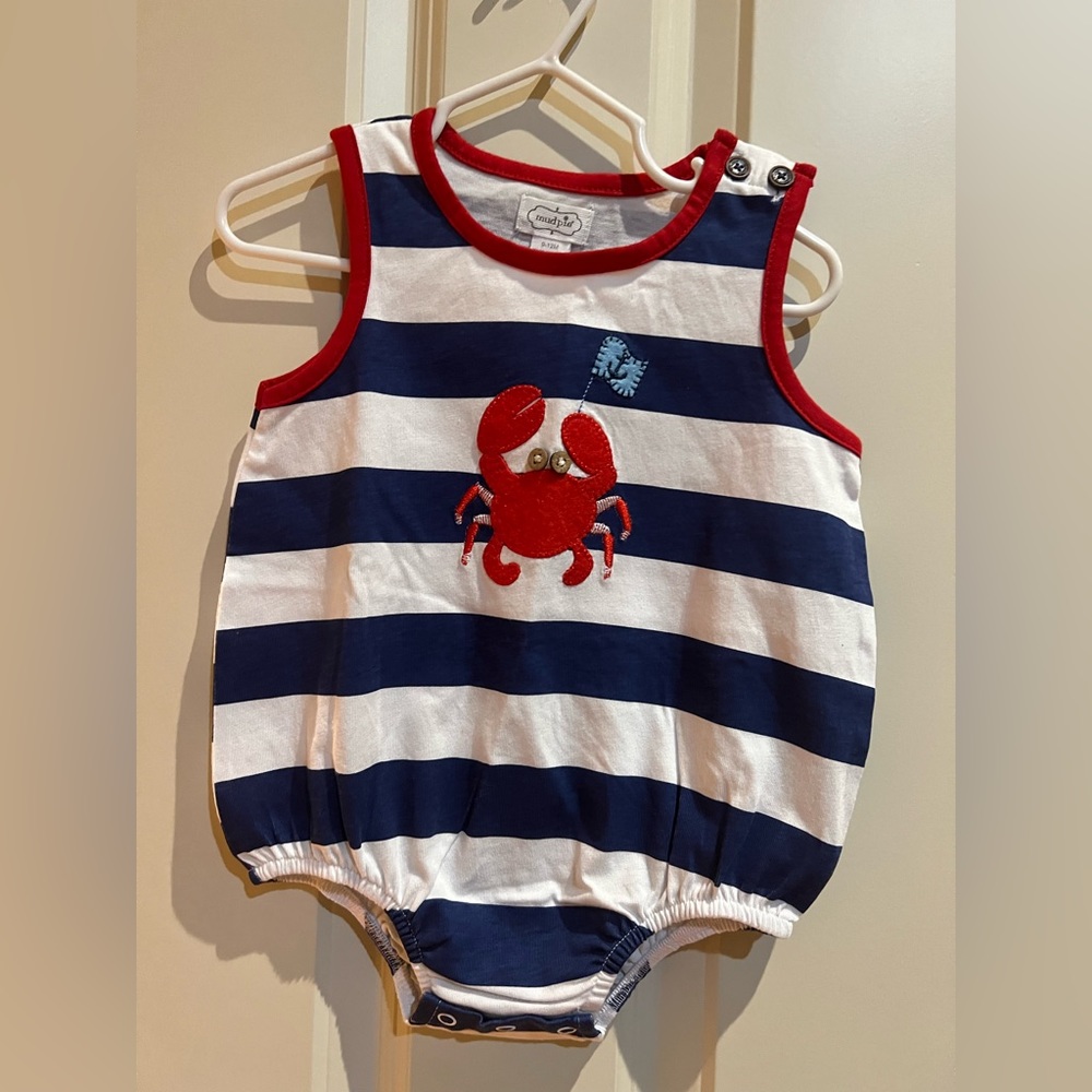 Mud Pie NWT crab bubble
